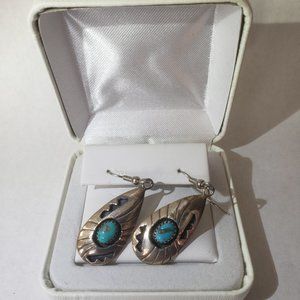 Sterling Silver and Turquoise Earrings